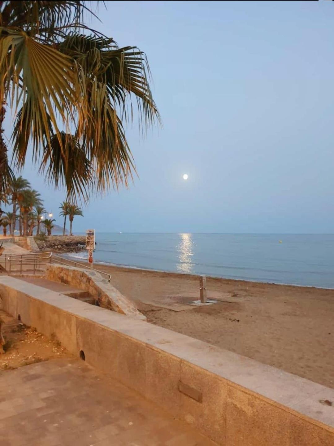 Vistas Al Mar Desde La Playa De El Rihuete En Puerto De Mazarron公寓 外观 照片